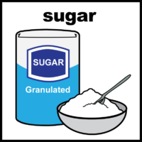 illustration of sugar