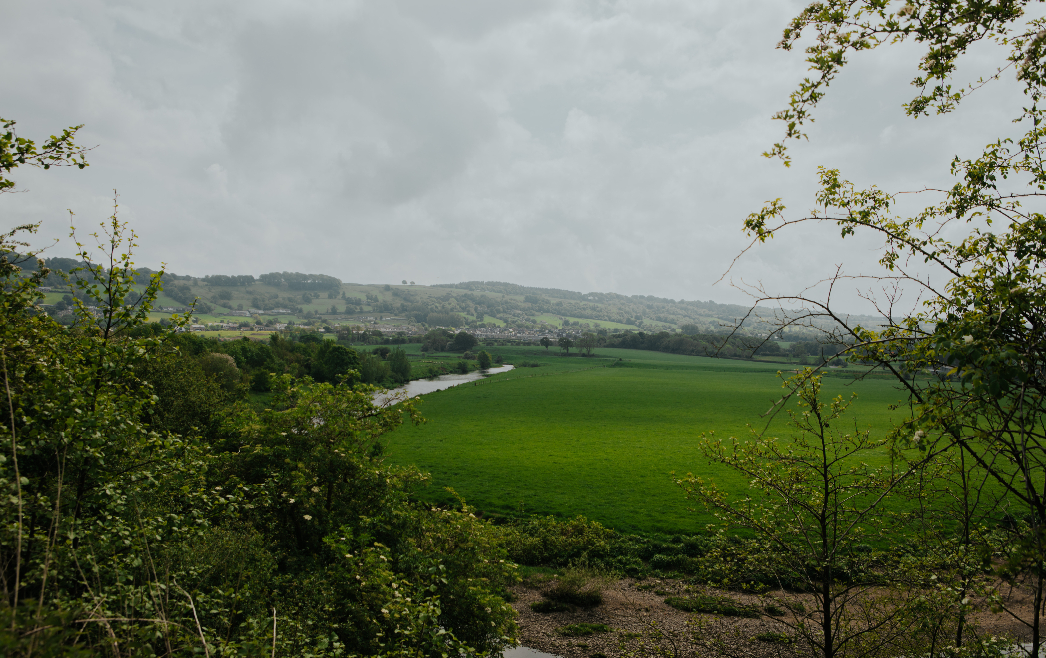 Scenic views of Whalley countryside